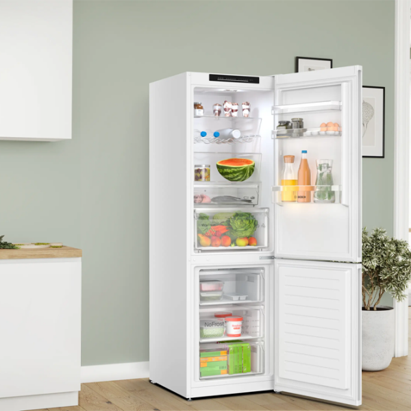 Frigider Bosch KGN362WDF White 218l / No Frost, 103l / No Frost, D photo 6