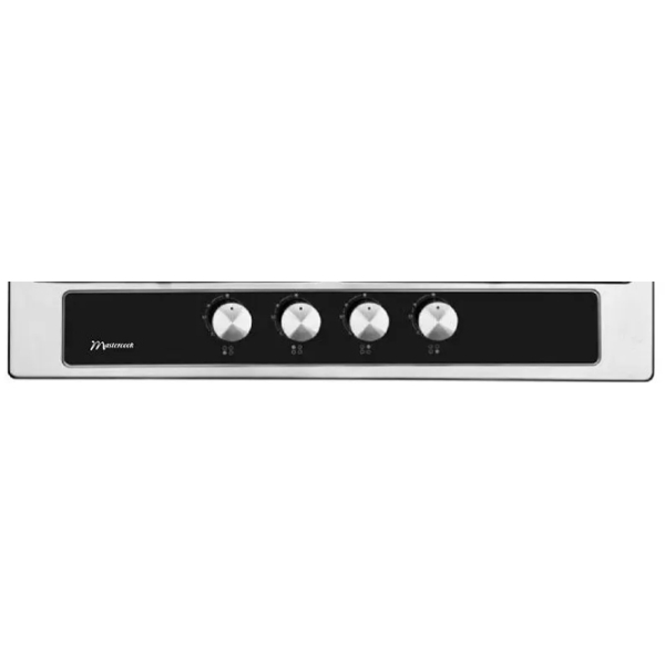 Plită încorporabilă pe gaz Mastercook VEGA MC-E 4265 Silver Sticlă călită, Gratare: Fontă photo 3