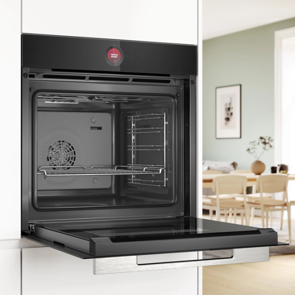 Cuptor încorporabil Bosch HBG7341B1 Black A+, 71 l photo 4