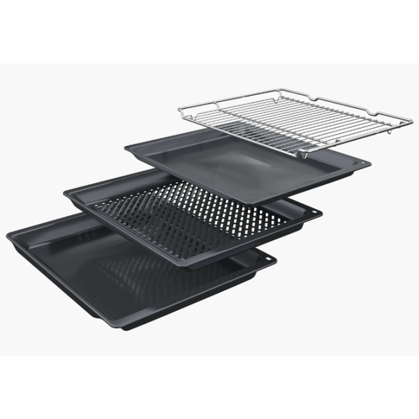 Cuptor încorporabil Bosch HBG7341B1 Black A+, 71 l photo 6