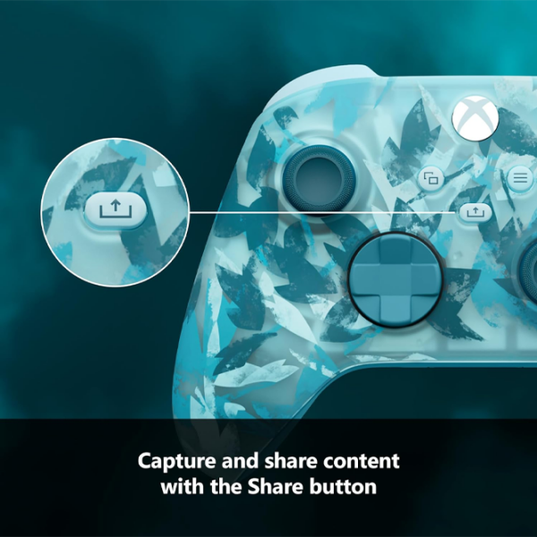 Gamepad Microsoft Xbox Series Special Edition Ice Breaker Fără fir / 13 buttons photo 5