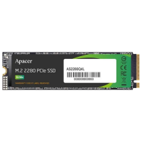 SSD Apacer AS2280Q4L M.2 NVMe 256 ГБ Скорость чтения: 3600 Мб/с,
Скорость записи: 3000 MБ/с