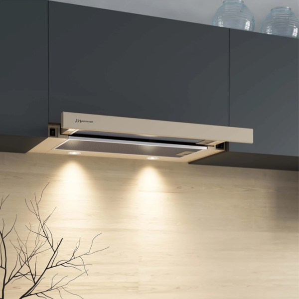 Hotă Mastercook Storm 1200 Beige 60 cm, Recirculare, 1200 m³/h photo 4