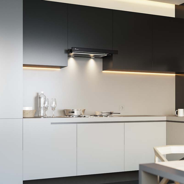 Hotă Mastercook STORM 700 Black 60 cm, Recirculare, 700 m³/h photo 5