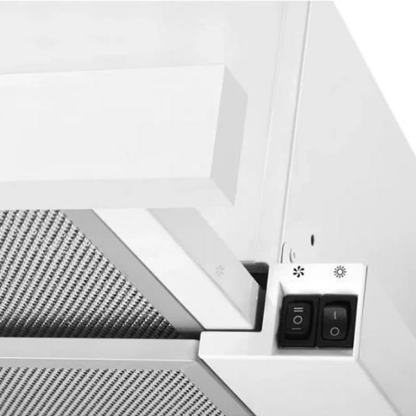 Hotă Mastercook Solaris 700 FG LED White 50 cm, Recirculare, 700 m³/h photo 4