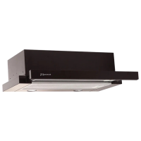 Hotă Mastercook Solaris 700 FG LED Black 50 cm, Recirculare, 700 m³/h