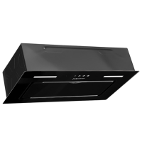 Hotă Mastercook Bora 850 Sensor FG LED Black 52 cm, Recirculare, 850 m³/h