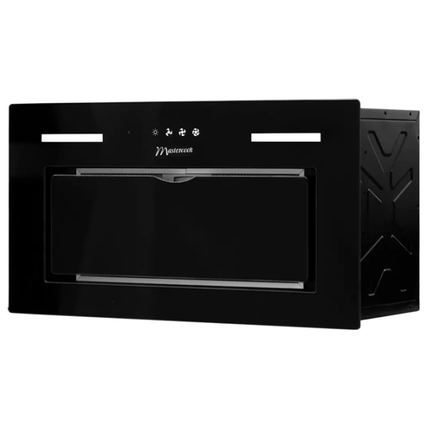 Hotă Mastercook Bora 850 Sensor FG LED Black 52 cm, Recirculare, 850 m³/h photo 6