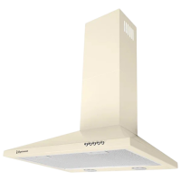 Hotă Mastercook Domo 700 LED Beige 50 cm, Recirculare, 700 m³/h