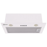 Hotă Mastercook Dryth 960 LED White 52 cm, Recirculare, 960 m³/h