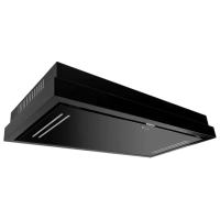Hotă Tornado Moon 1200 LED Black 90 cm, Recirculare, 1200 m³/h