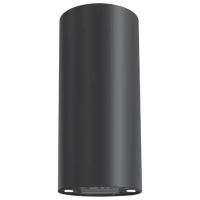 Hotă Tornado Wall Tube 860 Black 32 cm, Recirculare, 860 m³/h
