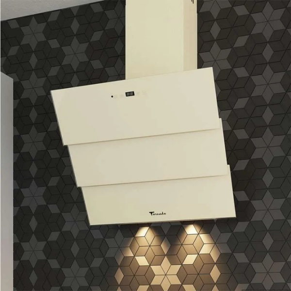 Hotă Tornado Megas 1200 LED Beige 60 cm, Recirculare, 1200 m³/h photo 4