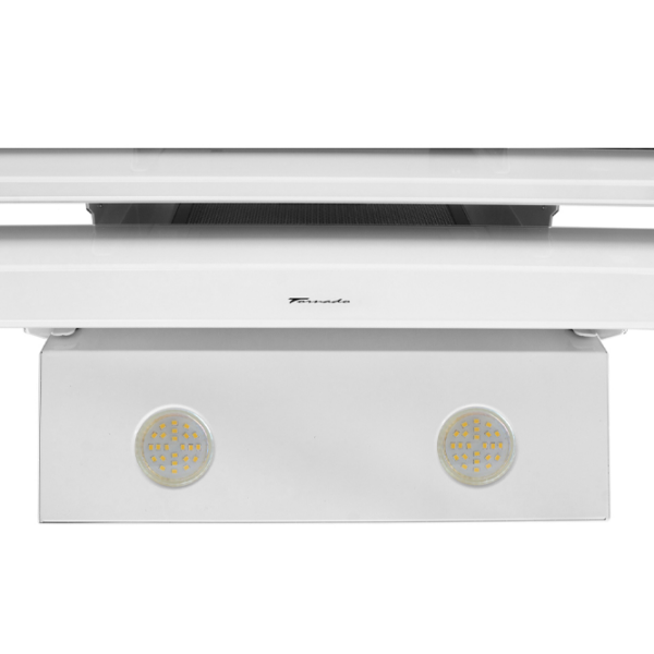 Hotă Tornado Megas 1200 LED White 60 cm, Recirculare, 1200 m³/h photo 3