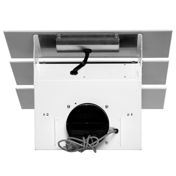 Hotă Tornado Megas 1200 LED White 60 cm, Recirculare, 1200 m³/h photo 4