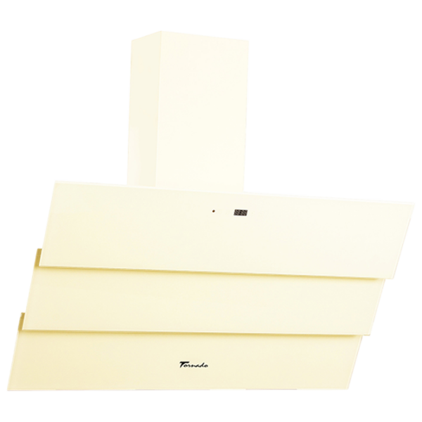 Hotă Tornado Megas 1200 LED Beige 90 cm, Recirculare, 1200 m³/h photo 1