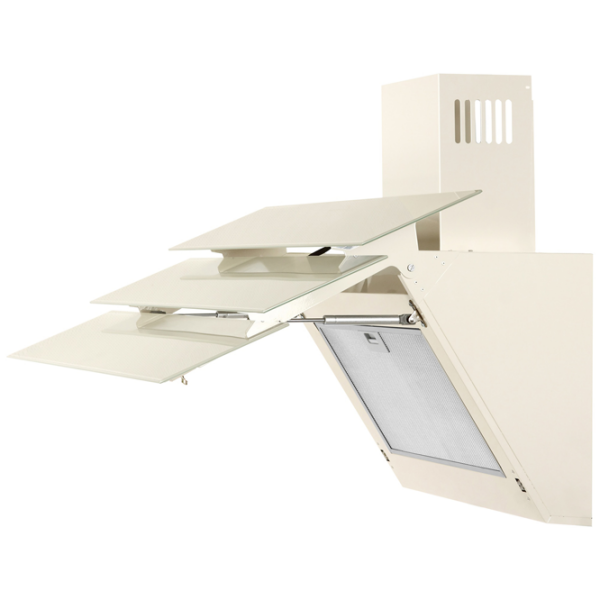 Hotă Tornado Megas 1200 LED Beige 90 cm, Recirculare, 1200 m³/h photo 2