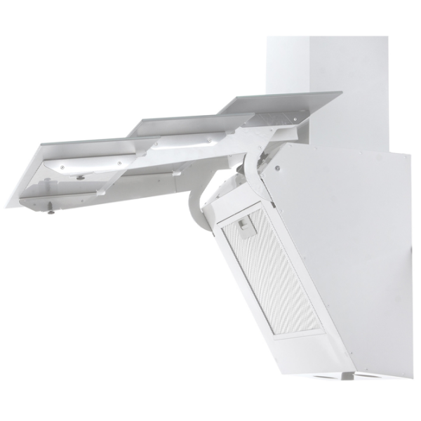 Hotă Tornado Megas 1200 LED White 90 cm, Recirculare, 1200 m³/h photo 3