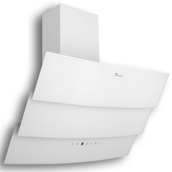 Hotă Tornado Piano 850 LED White 60 cm, Recirculare, 850 m³/h photo 3