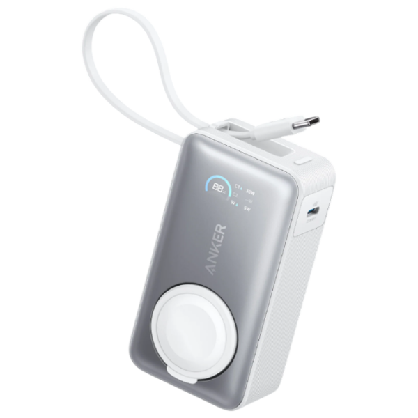 Power Bank 10000 мАч Anker MagGo (30 Вт) Белый  photo 1