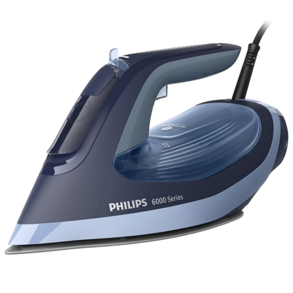 Fier de călcat Philips DST6120/20 Blue 2600 W, 45 g/min, 0.3 l, Acoperire antiaderentă photo 1