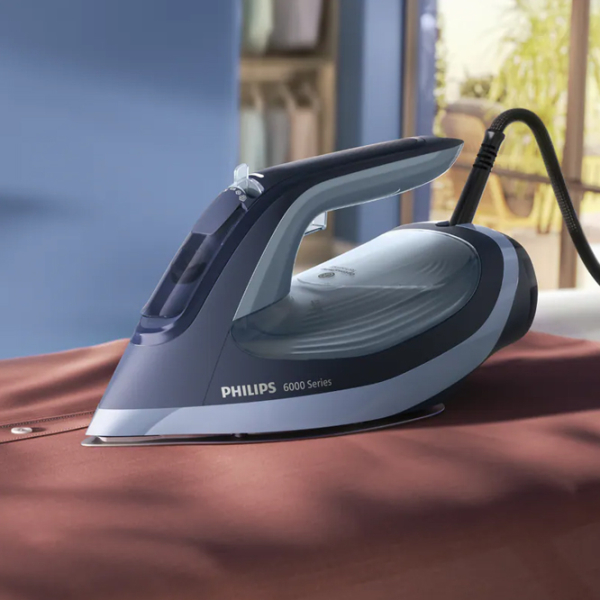 Fier de călcat Philips DST6120/20 Blue 2600 W, 45 g/min, 0.3 l, Acoperire antiaderentă photo 6