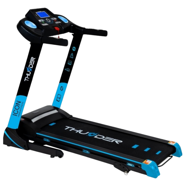Bandă de alergat Thunder ICON-BLACK Blue 140 kg, 17 km/h photo 1