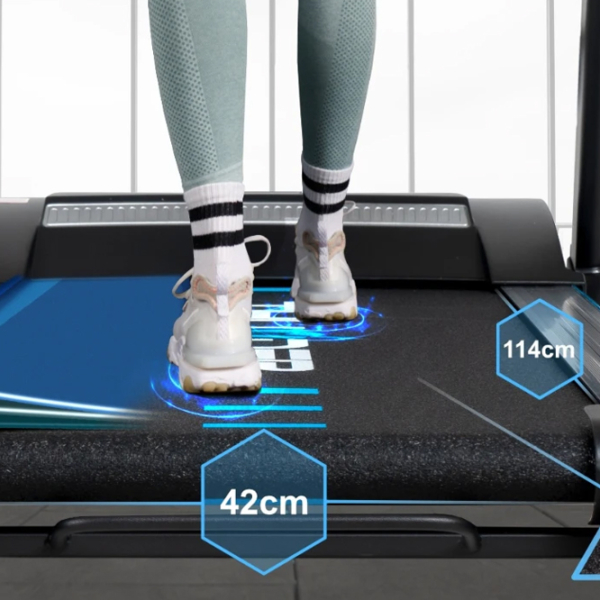 Bandă de alergat Thunder ICON-BLACK Blue 140 kg, 17 km/h photo 3