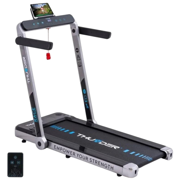 Bandă de alergat Thunder Race Gray 130 kg, 18 km/h photo 1