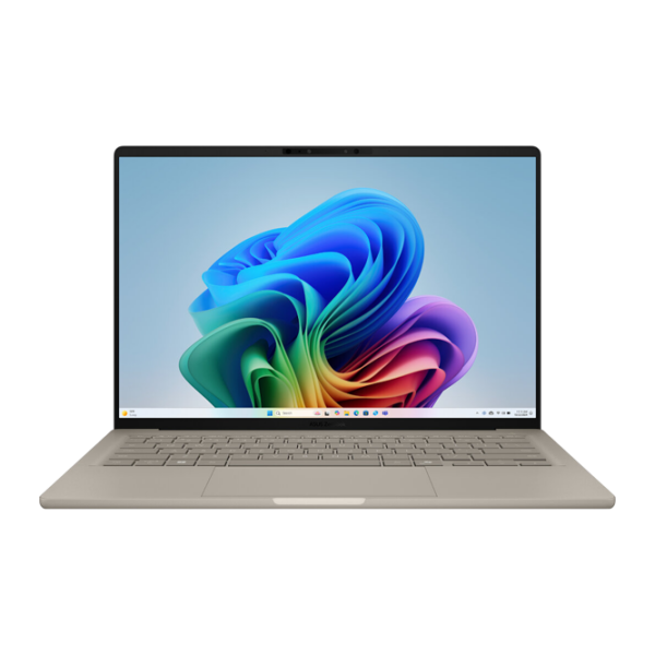 Ноутбук Asus ZenBook A14 OLED UX3407NA Забриски Бежевый 14" | 32 ГБ | 1 ТБ | Qualcomm Snapdragon X2E-88-100 | VGA Встроенная photo 1