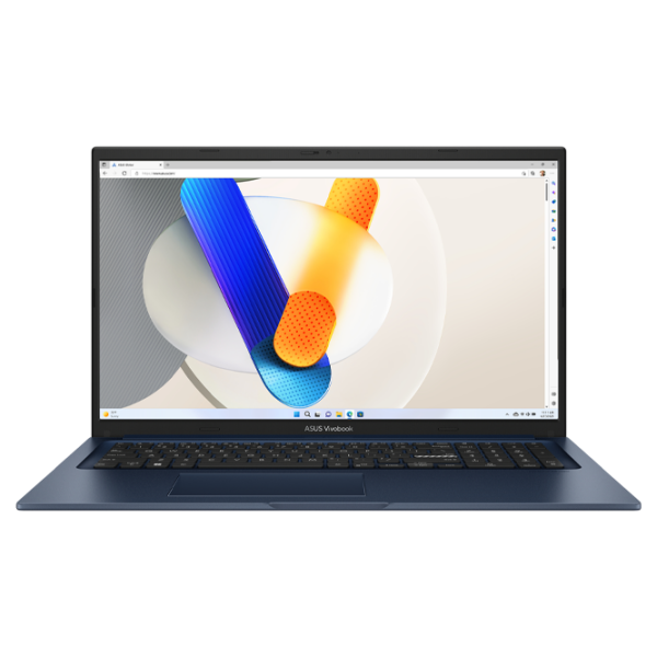 Laptop Asus VivoBook 17 X1704VA Quiet Blue 17" | 16 GB | 512 GB | Intel Core 5 120U | VGA Integrată photo 1
