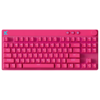Tastatură Mchose Mix 87 HE Pink Gaming, Fără fir
