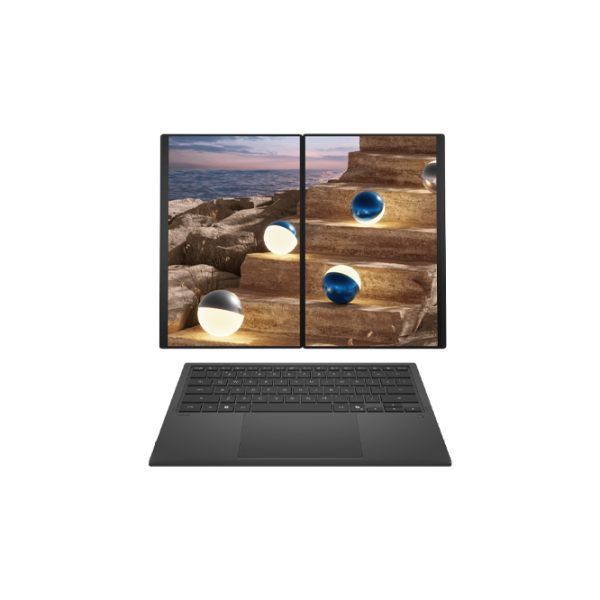Laptop Asus Zenbook Duo UX8407AA Moher Black 14" | 32 GB | 1 TB | Intel Core Ultra 9 386H | VGA Integrată photo 2