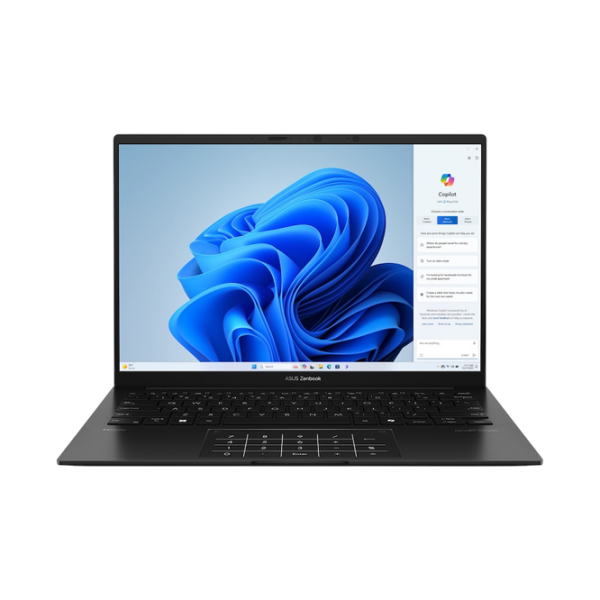 Ноутбук Asus Zenbook 14 OLED UM3406KA Jade Черный 14" | 16 ГБ | 512 ГБ | AMD Ryzen AI 5 340 | VGA Встроенная photo 1