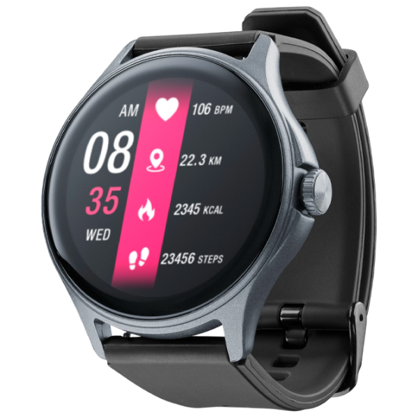 Умные часы Cellularline Ion Pro Round Черный 1.38" | 47 мм | Пластик/Силикон
| BTIONWATCHPRORK photo 1