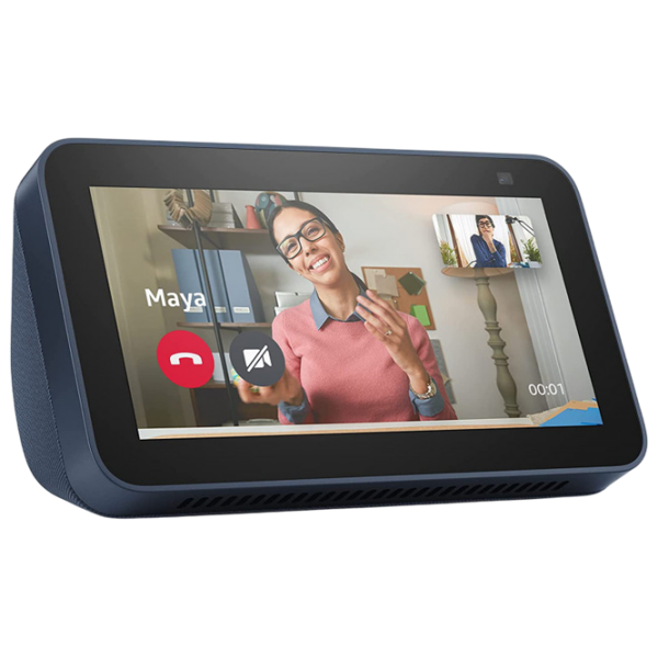 Boxă smart Amazon Echo Show 5 (2rd Gen) Deep Sea Blue  photo 3