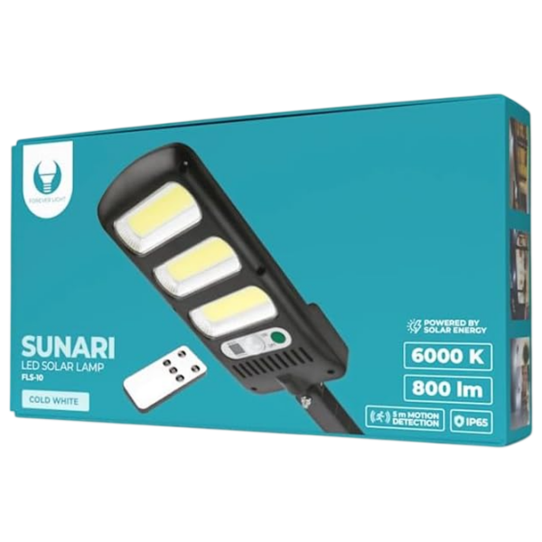 Lampă LED Forever Solar LTC COB Black Acumulator photo 4