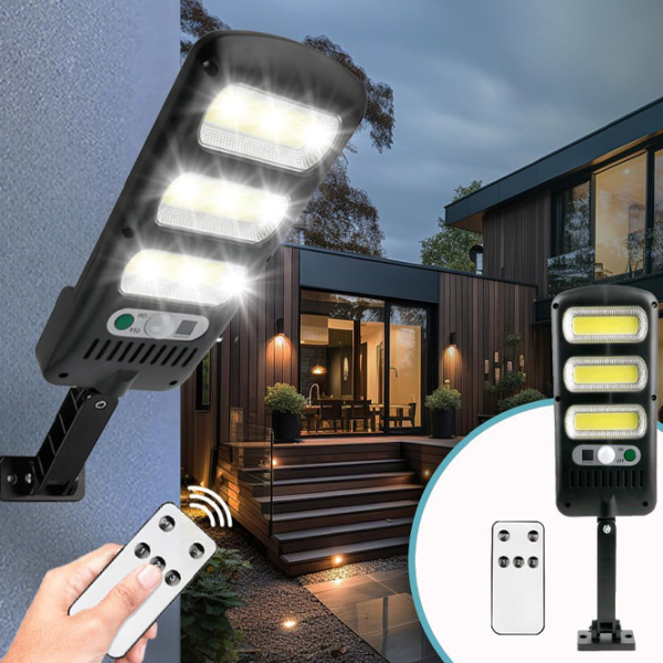 Lampă LED Forever Solar LTC COB Black Acumulator photo 6