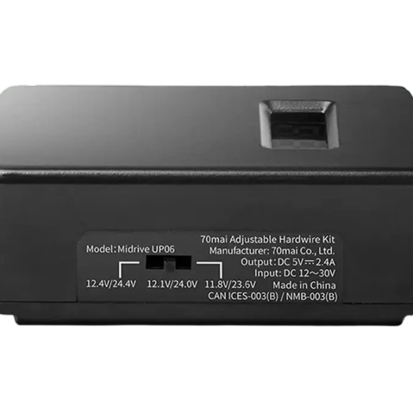 Cablu de alimentare 70mai Hardwire Kit UP06 Black / Black photo 2