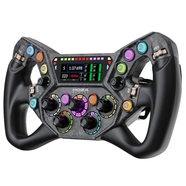Volan Moza Racing KS Pro Black Cu fir / 12 buttons photo 2