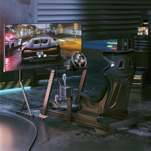 Scaun Gaming LUMI LRS16-BS04 Black Gray  photo 3