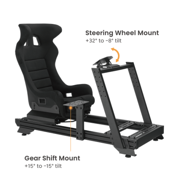 Scaun Gaming LUMI LRS16-BS04 Black Gray  photo 4