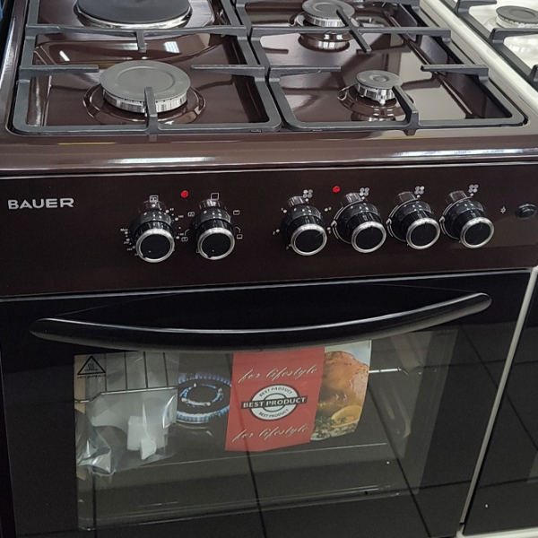 Плита Bauer TE 6631 BICT Коричневый Тип плиты: Комбинированная, 70 л, Тип духовки: Электрическая photo 3