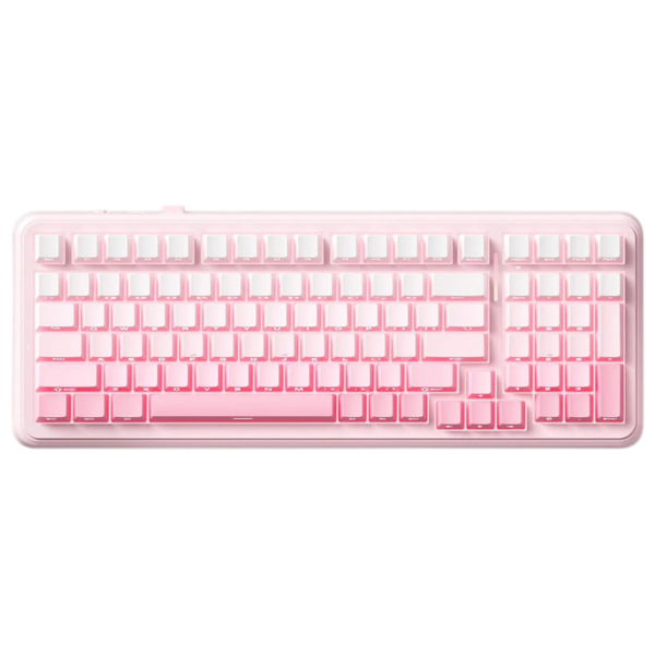Tastatură Mchose K99 V2 Pink Gaming, Fără fir photo 1