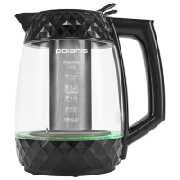 Ceainic electric Polaris PWK1823CGLD Black 2200 W, 1.8l, Material interior: Plastic