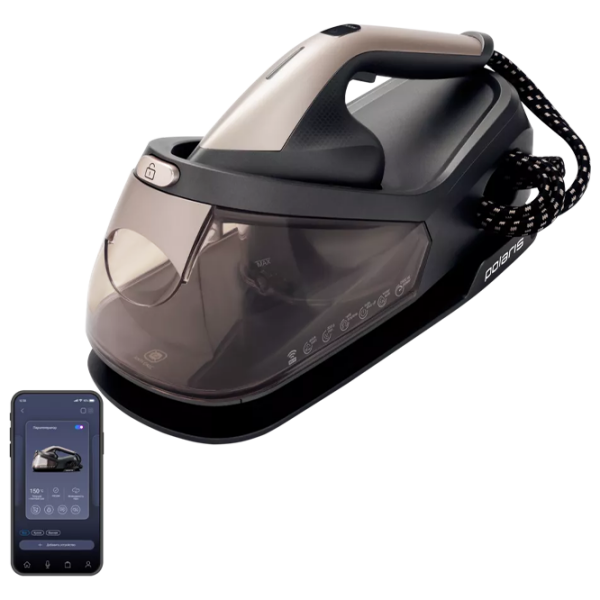 Vaporizator de călcat vertical Polaris PSS 2002K X-Steam PRO Black 2600 W, 120 g/min, 1.2 l photo 1