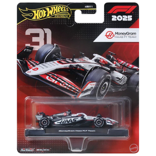 Mașină Hot Wheels Formula 1: Haas JKD78
Black
White
