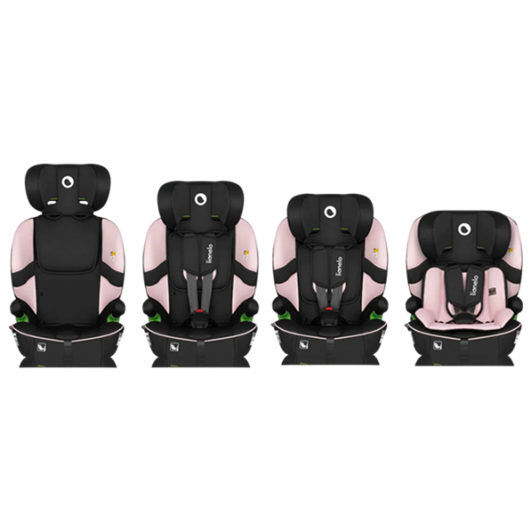 Scaun auto Lionelo Billy LN.226021 Pink 15 luni - 12 ani, 36 kg photo 3