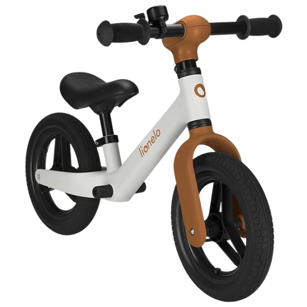 Bicicletă fără pedale Lionelo Toni 10" 12" Beige White Oțel / Pentru copii photo 1