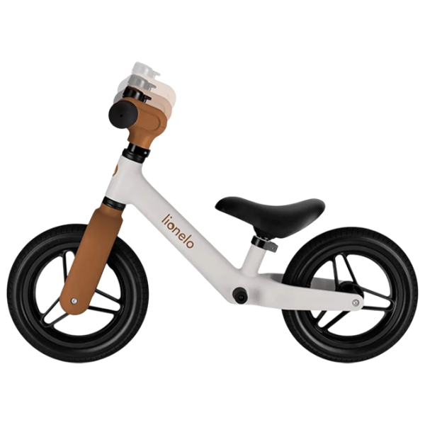 Bicicletă fără pedale Lionelo Toni 10" 12" Beige White Oțel / Pentru copii photo 3
